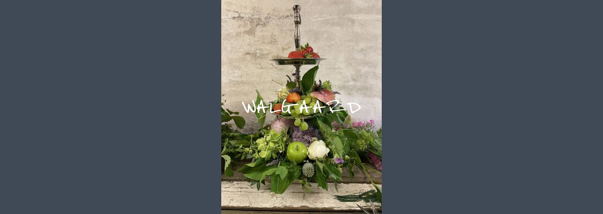 Etagere Dekoration til sommerfest