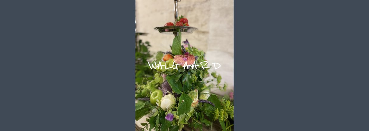 Etagere Dekoration til sommerfest