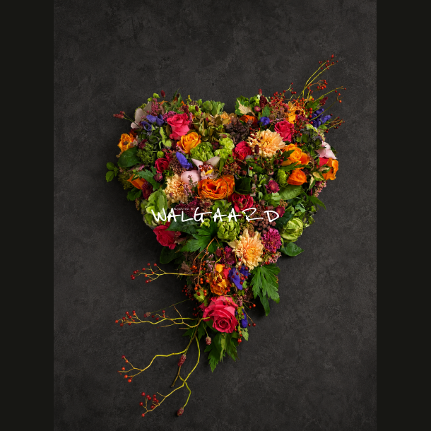Blomsterhjerte � Vild &amp; farverig