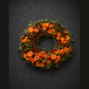 Krans � Orange & R�d