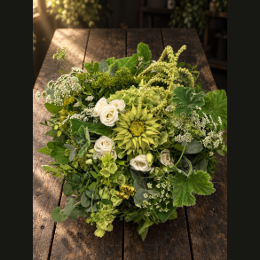 Rococo � Hvid & Gr�n