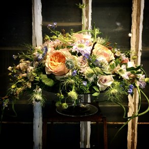 Dekoration i glas opsats